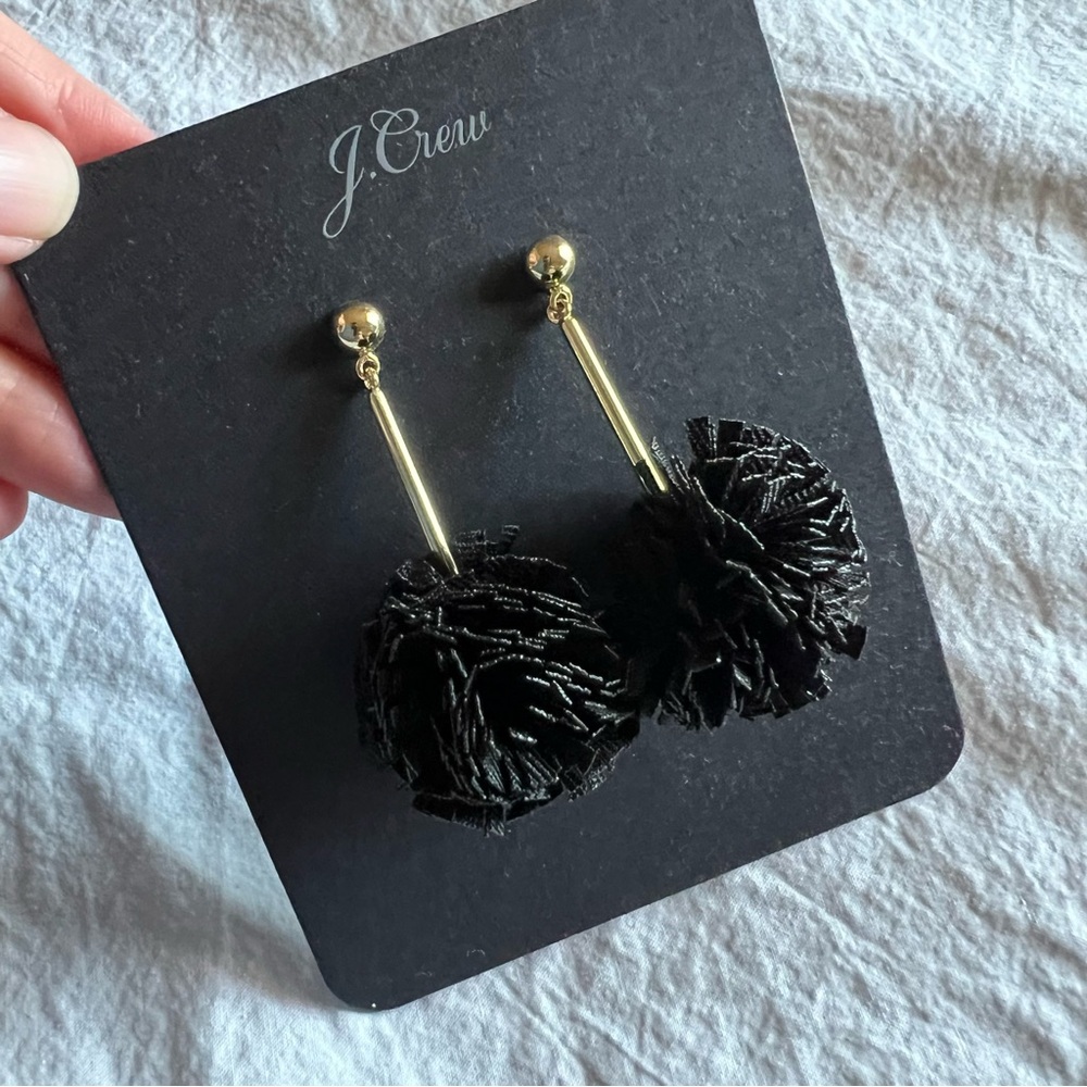 J.Crew Pom Pom Earrings